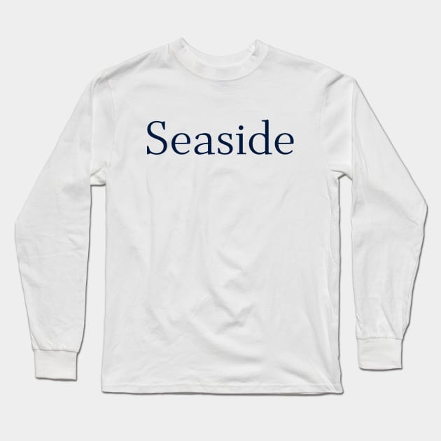 ‘Seaside’ Long Sleeve T-Shirt by CuteTeaShirt